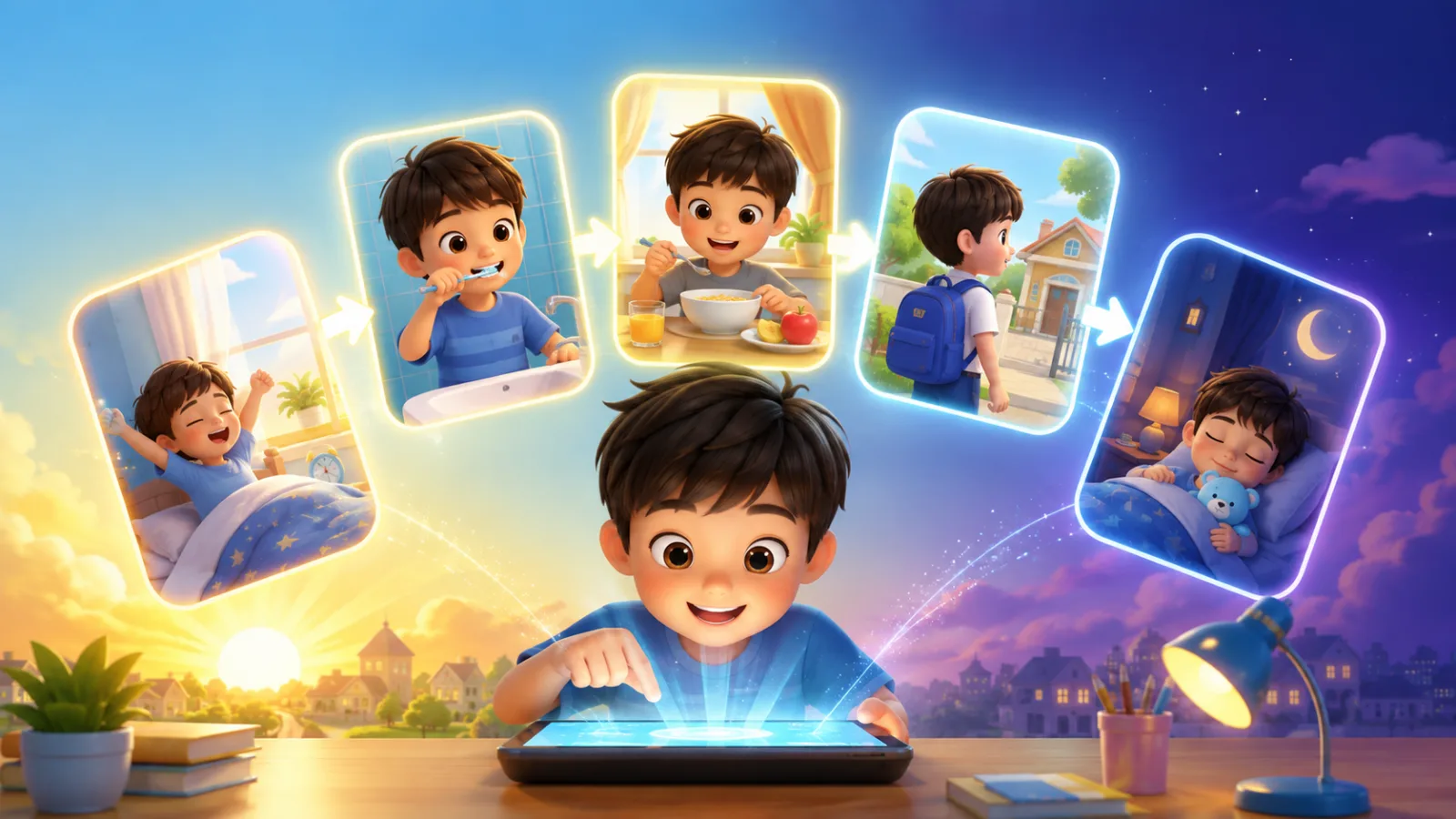 เรียงลำดับกิจวัตรประจำวัน
