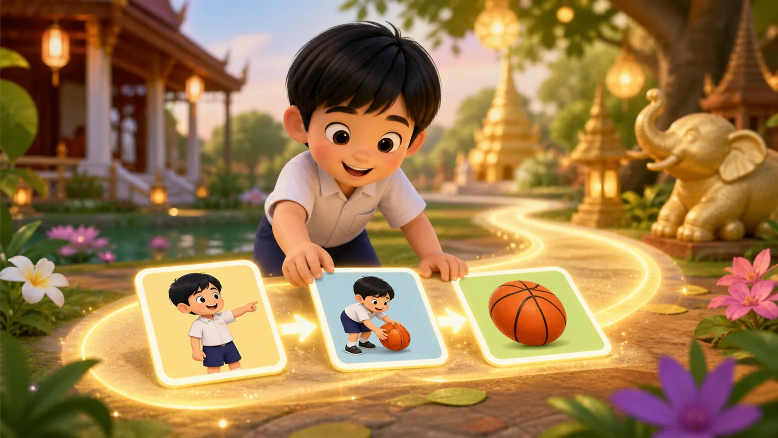 เรียงตัวอักษรและคำ