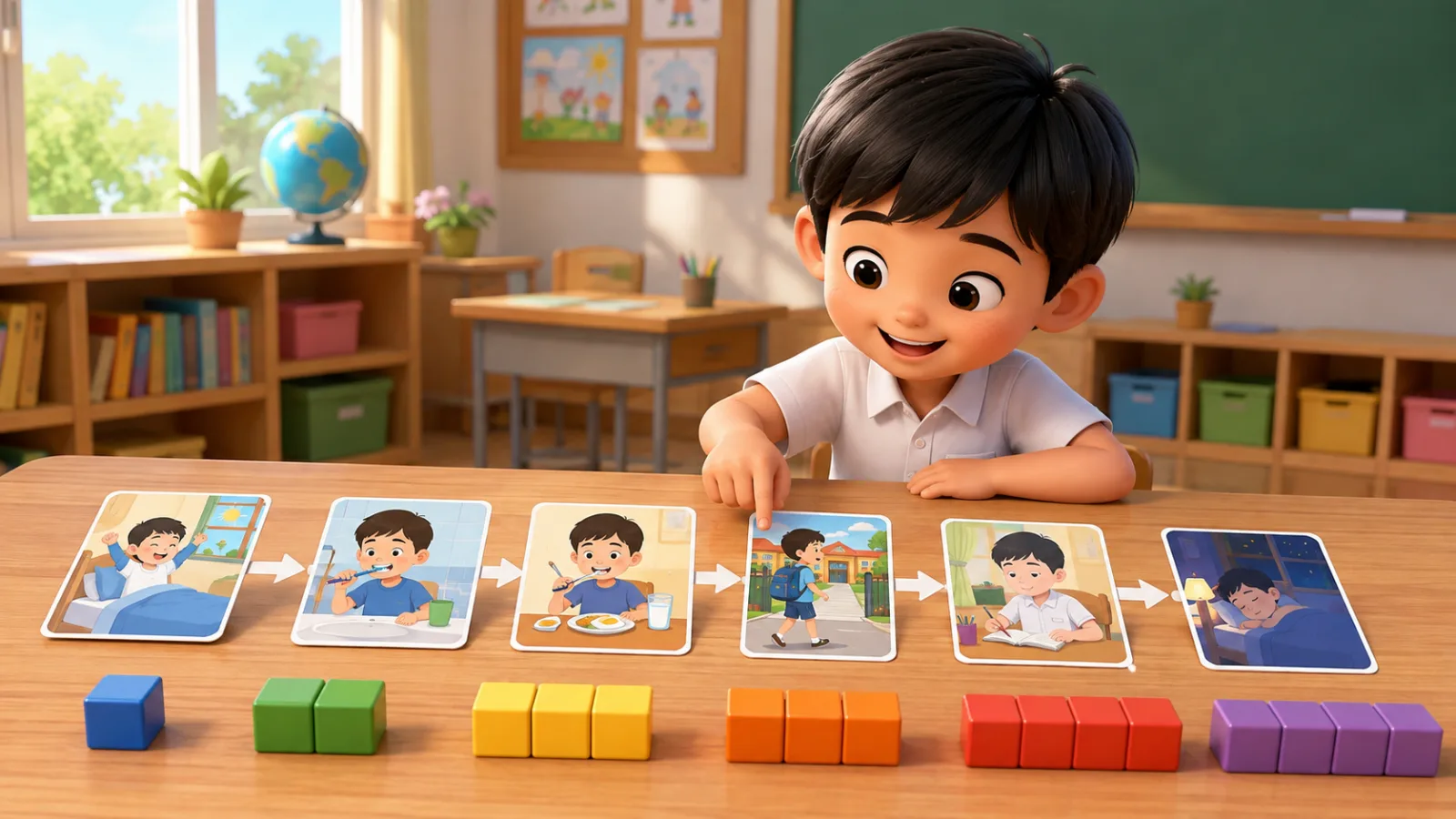 เรียงเหตุการณ์และจำนวน