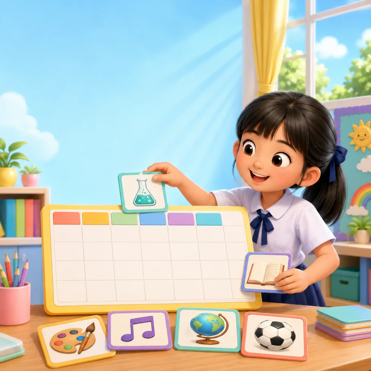 วิชาเรียนและตารางเรียน