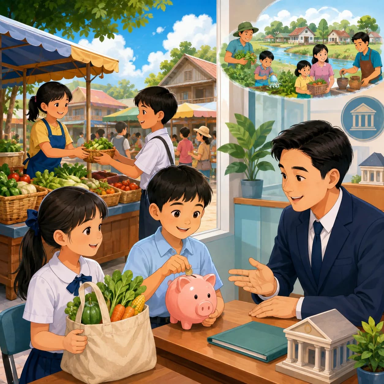 ระบบเศรษฐกิจและสถาบันการเงิน