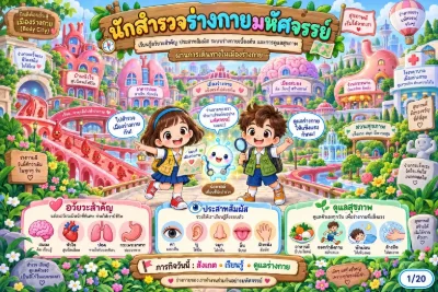 สื่อการสอนวิทยาศาสตร์ นักสำรวจร่างกายมหัศจรรย์