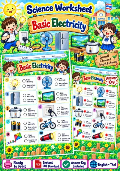 Basic Electricity - Circle Uses Electricity