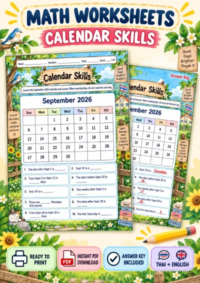 Calendar Skills - Read a Calendar