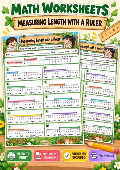 Measuring Length - Read a Ruler