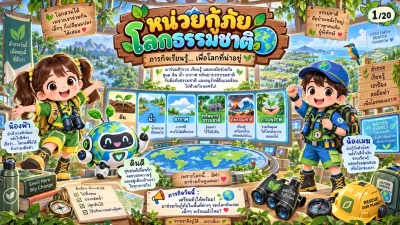 สื่อการสอนวิทยาศาสตร์ หน่วยกู้ภัยโลกธรรมชาติ: ทรัพยากรและสิ่งแวดล้อม