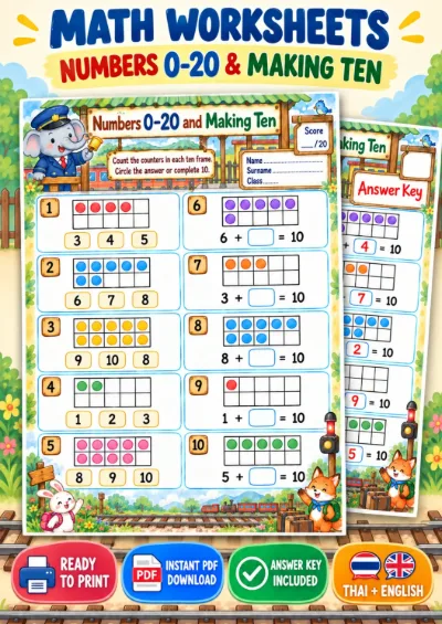 Numbers 0-20 and Making Ten - Count and Make Ten