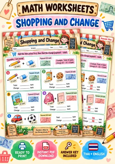 Shopping and Change - Find the Change