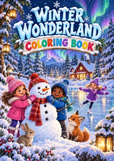 Winter Wonderland - Colouring Book (30 pages)